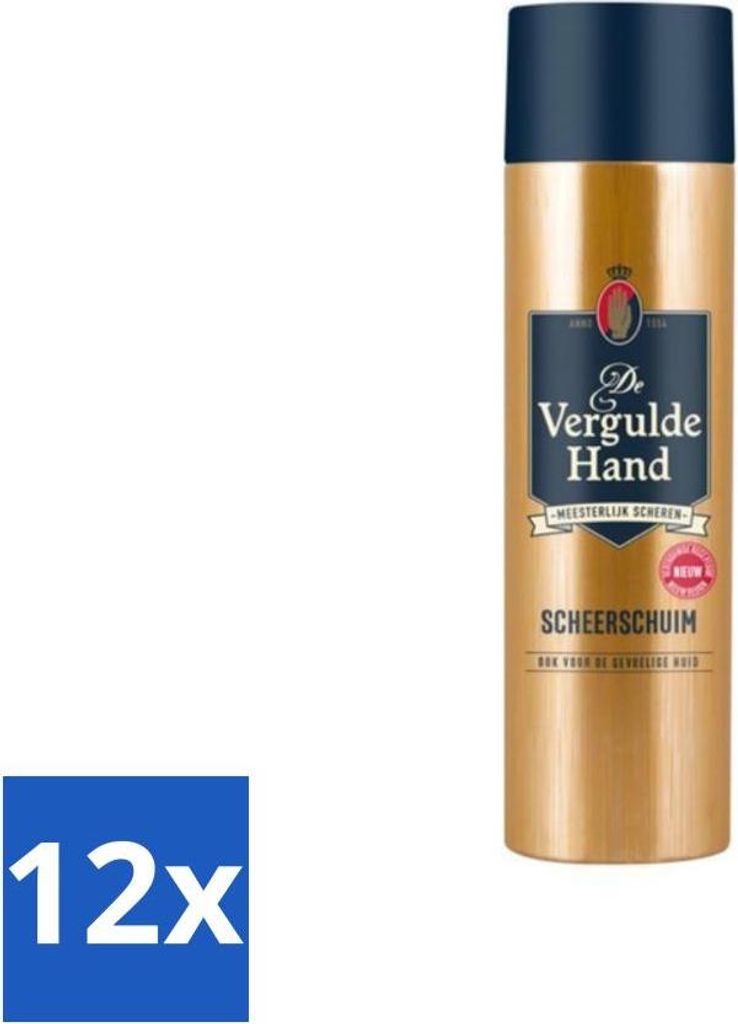 Gilded Hand Rasierschaum 250 ml - Vorteilspack - 12 Stücke