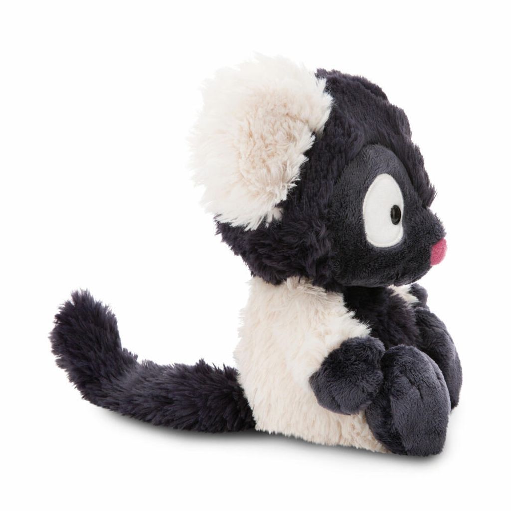 Nici Kuscheltier Lemur Ruffi, Recycling-Polyester, Grau, Produktbild 