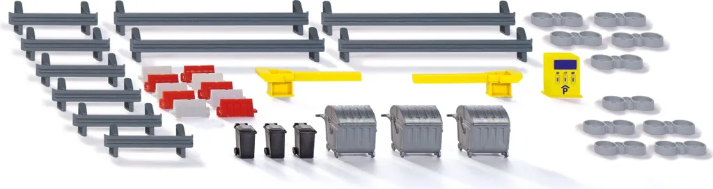Accessoires de Trafic Urbain SlKU World avec Panneaux et Feux Réels