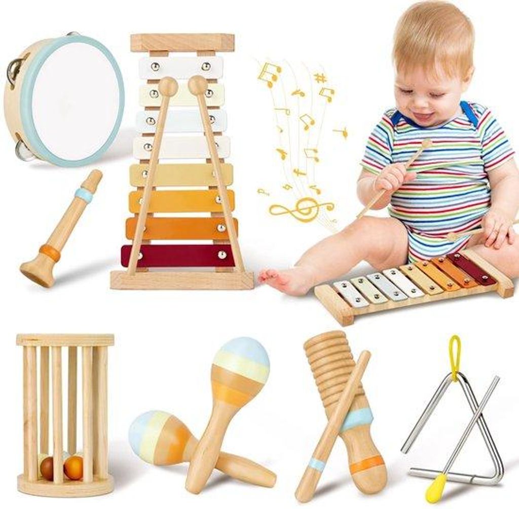 Musikinstrumente für Kinder – Percussion Set für Babys – Produktbild 
