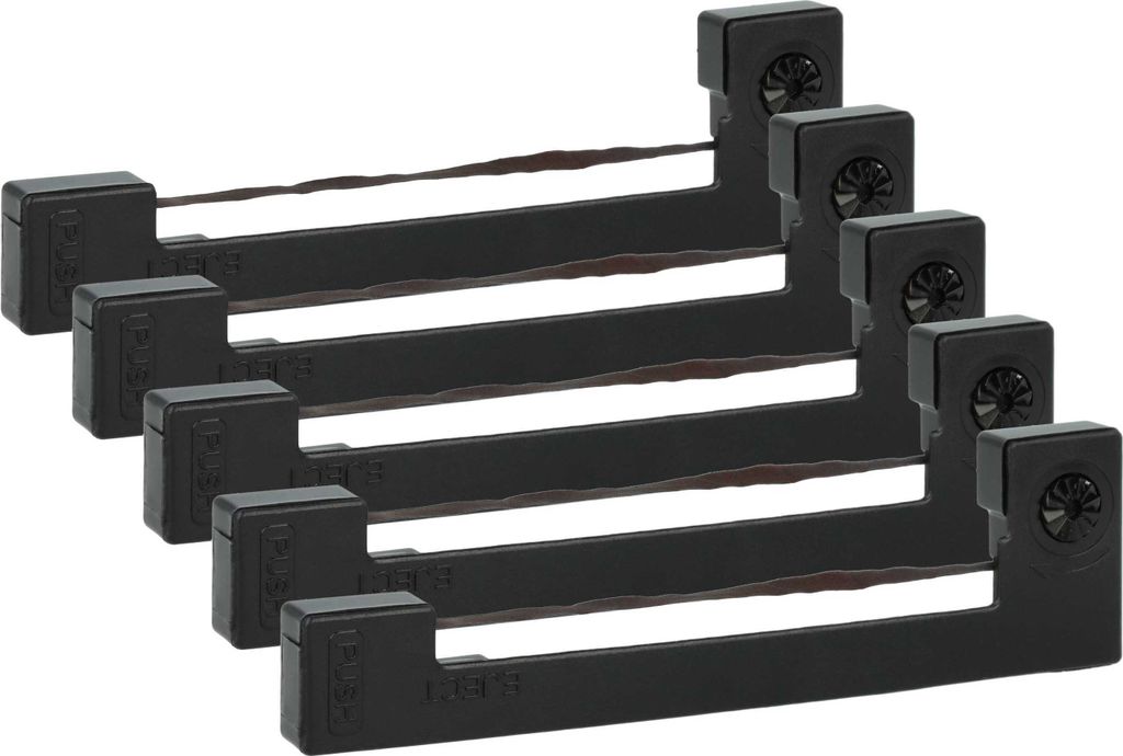 vhbw 5x Farbband Schriftband kompatibel mit Sigma CR 810 Alpha Nadeldrucker, Bondrucker - Lila