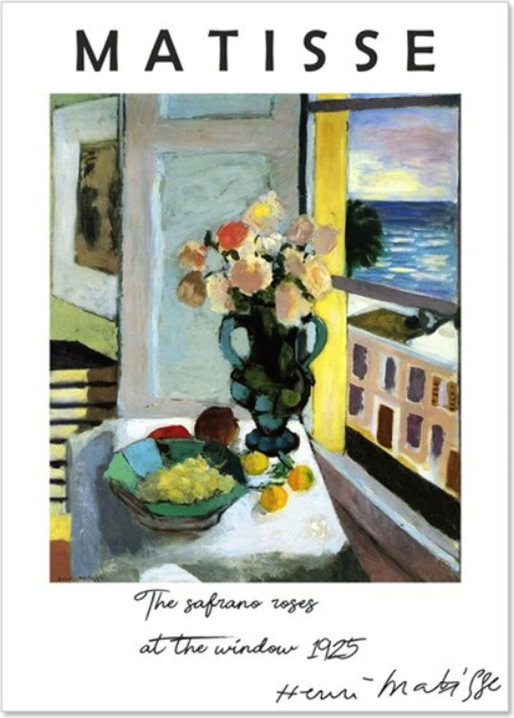 TPFLiving Kunstdruck LW-1215 (OHNE RAHMEN) Poster - Leinwand - Wandbild - Hochauflösender Giclée-Druck, langlebig und hochwertig - Henri Matisse ...