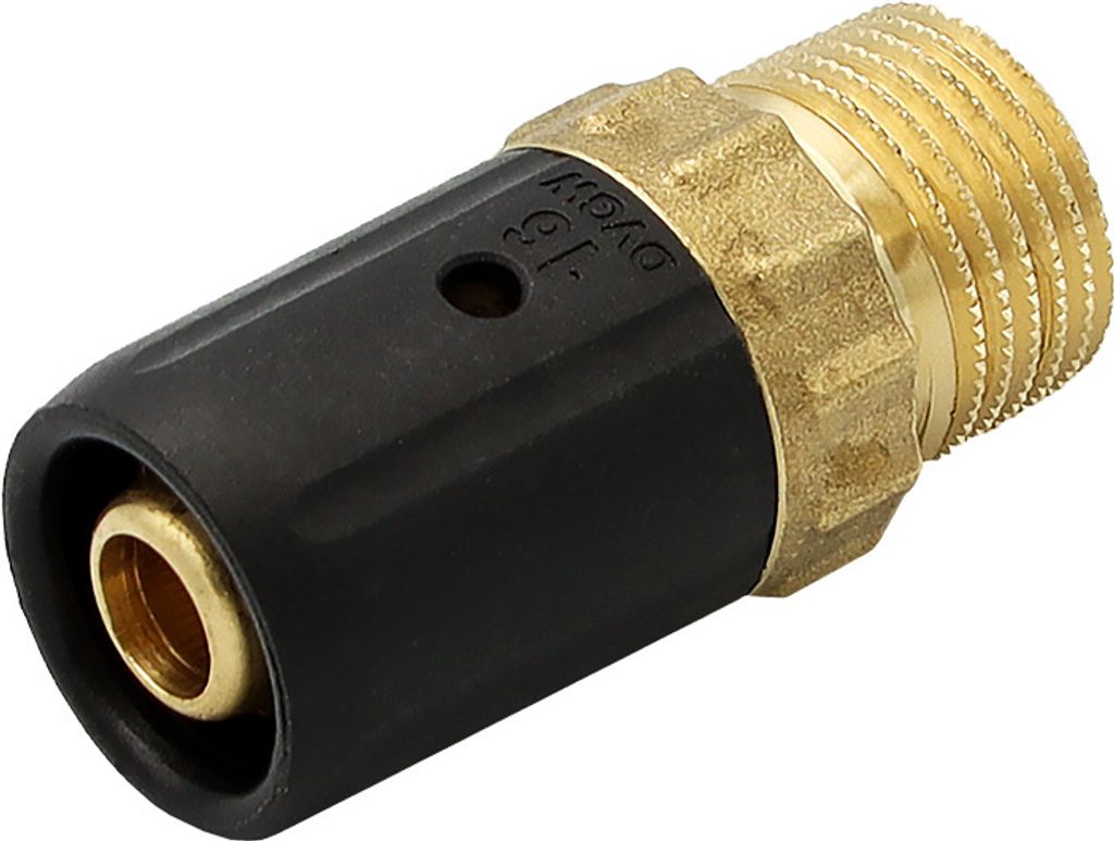 Pipetec Steckfitting Steck-Übergang mit Außengewinde 16x2 1/2"