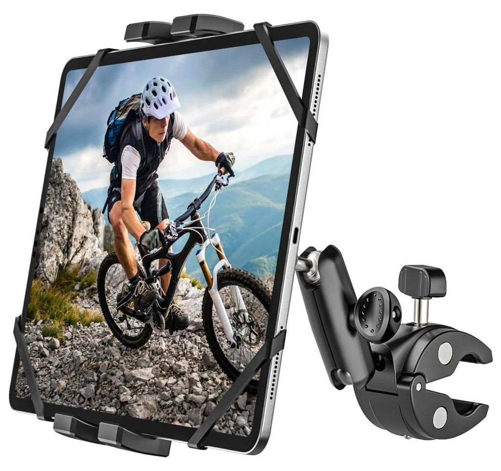 Support pour tablette, compatible avec moto et vélo, de 4 à Image du produit 