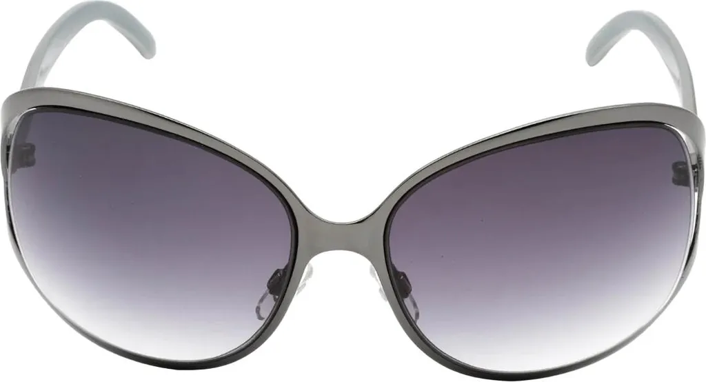 Lunettes de soleil ovales pour femme Calvin Klein SY668 grises et chic