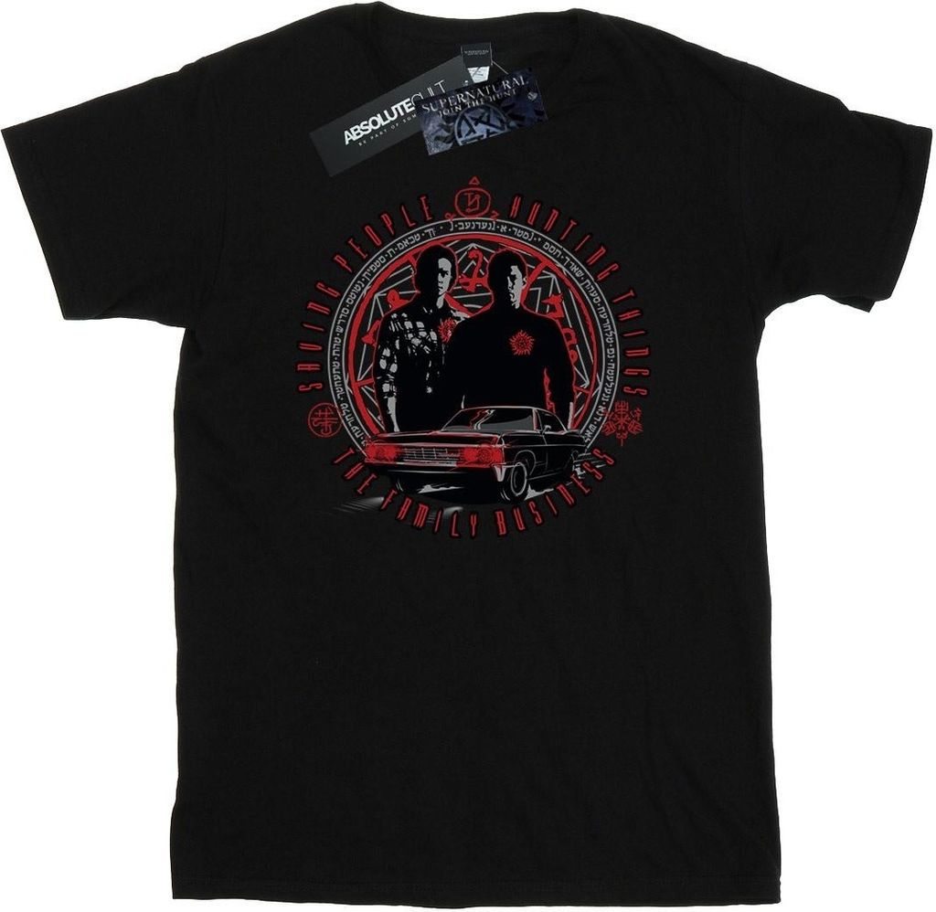 Supernatural - "Family Business" T-Shirt für Herren BI45893 (S) (Schwarz)