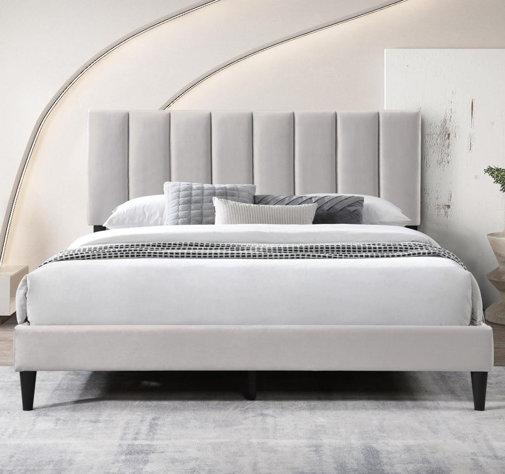 Čalouněná postel 140x200 a 160x200 cm dvoulůžko s roštem a Obrázek produktu 