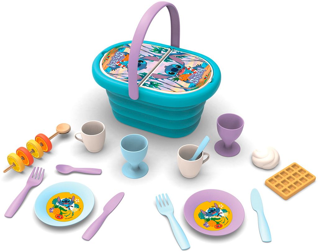 Smoby Spielwelten Küche Picknickkorb Disney Stitch 7600312510