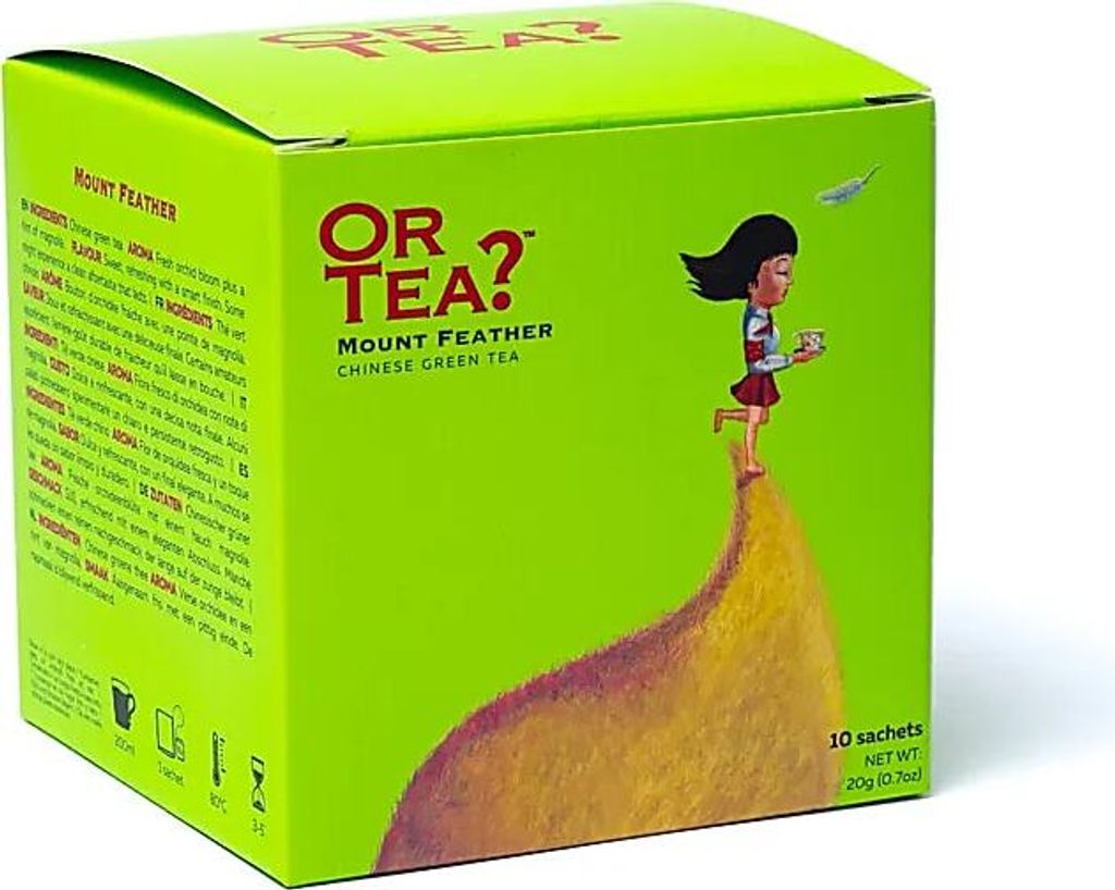 Or Tea? Mount Feather grüner Tee 10 Teebeutel BIO -- 20g online bestellen