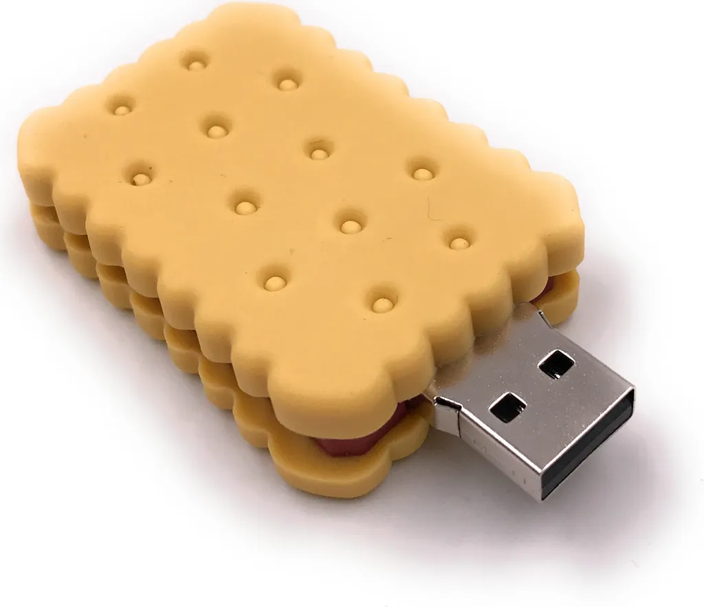 Chiavetta USB 64GB Biscotto Cioccolato - Regalo Originale per Bambini
