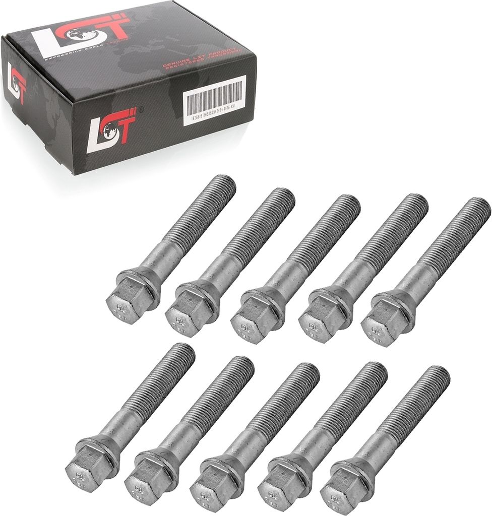 10x UNIVERSAL RADSCHRAUBE KEGELBUND BOLZEN - M14x1,5 x 97mm