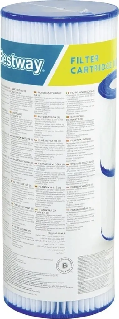 Ricambio Filtro Piscina Tipo II - Acqua Pulita per Pompe 3.028 L/h - 9
