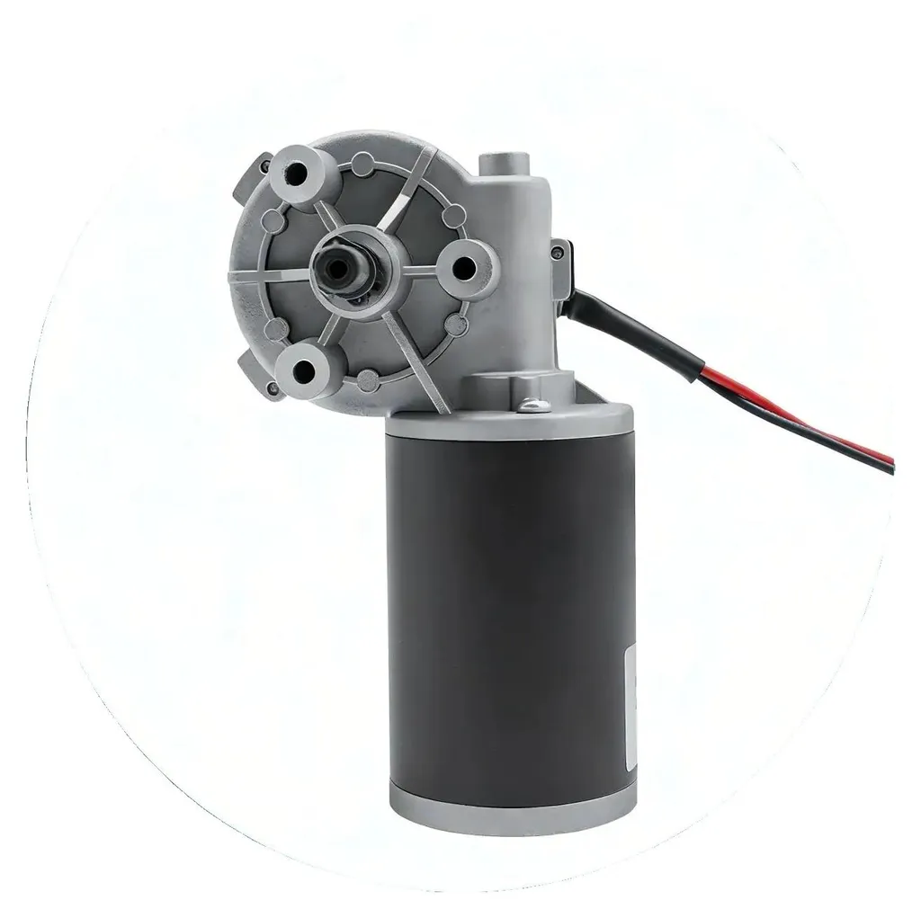 Moteur électrique à vis sans fin 24V CC 45W - Couple élevé 160 tr/min