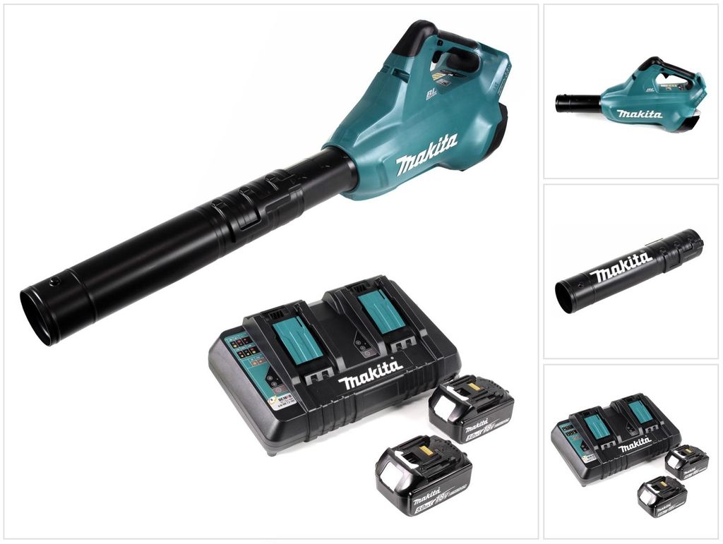 Makita DUB 362 PT Akku Laubbläser 36V + 2x Akkus 5,0Ah + Produktbild 