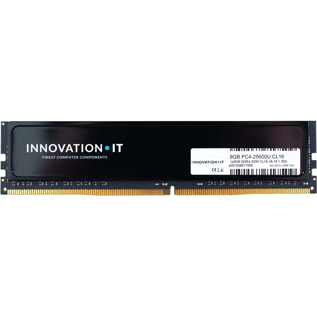 Supprimez les ralentissements PC avec la RAM Innovation IT 8Go 3200 CL16