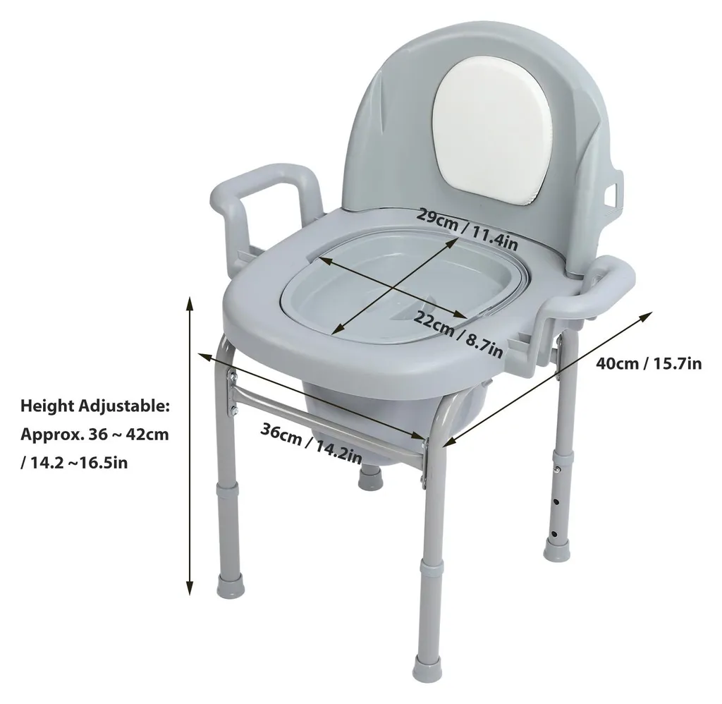 Chaise percée anti-odeurs et antidérapante pour limiter les risques de chute - 18