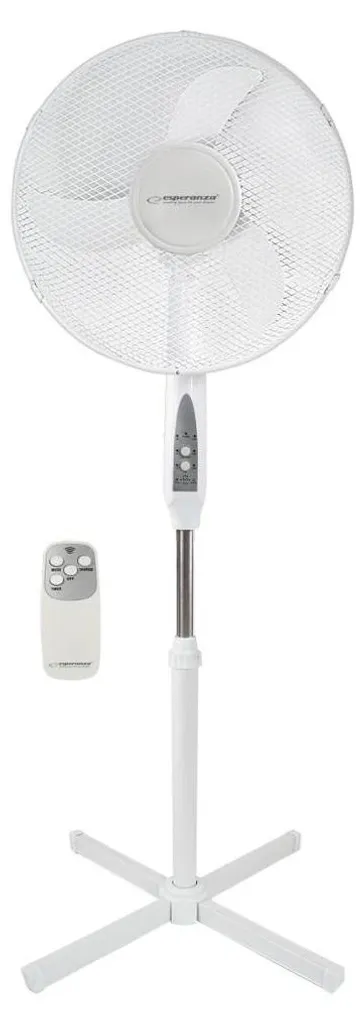 Grand ventilateur sur pied silencieux EHF007WW pour salon et chambre