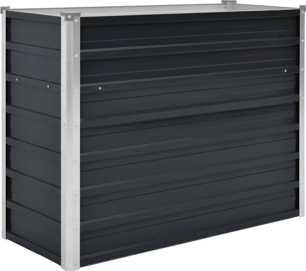 vidaXL Záhradný zvýšený záhon antracit 100 x 40 x 77 cm Obrázok produktu 