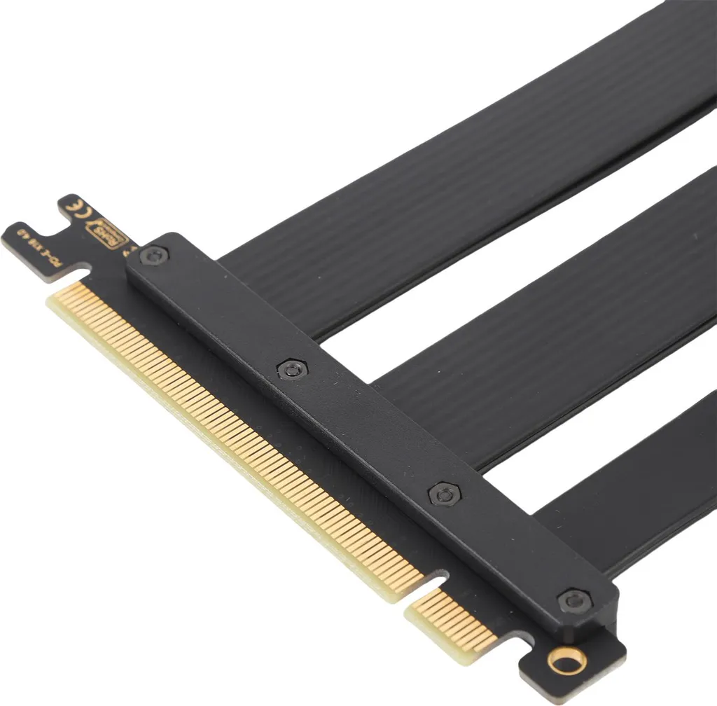 Câble Riser PCI-E 4.0 x16 Anti-Interférence GPU Adaptateur 90° Noir - 5