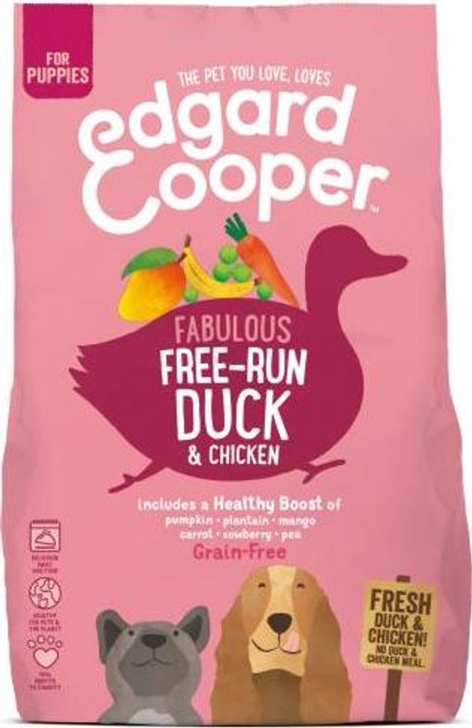 Hundefutter Welpe Ente 700g - Edgard en cooper