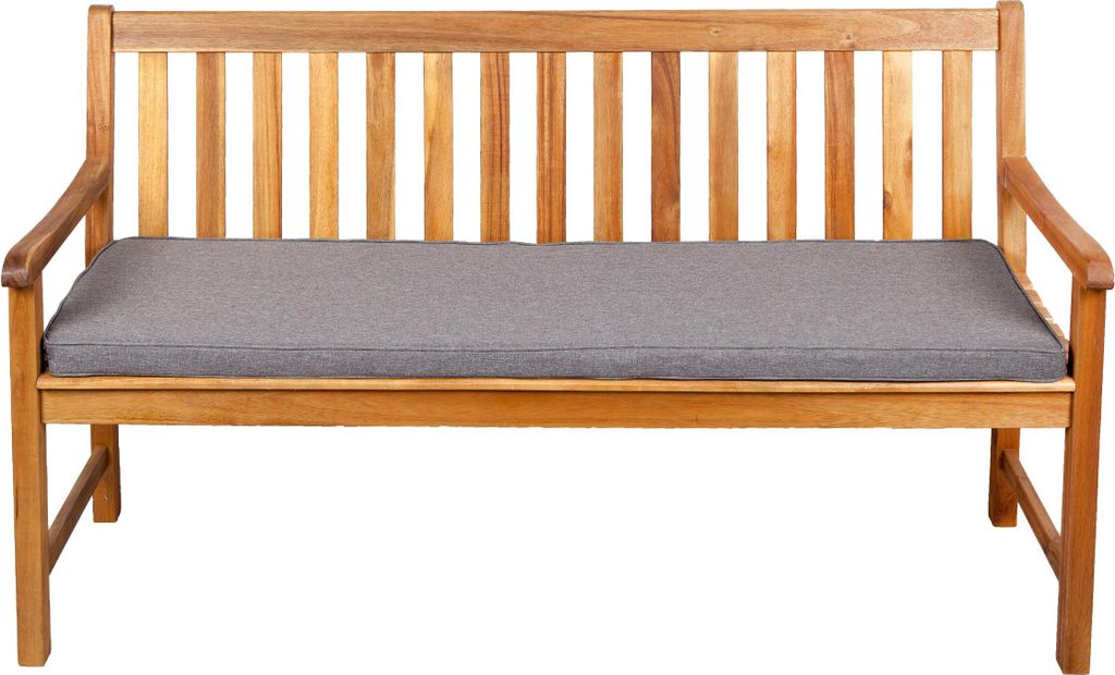 Sitzkissen für Bank, Gartenschaukeln, Sitz, glatt. FK5 (190x30x5, Hellgrau)