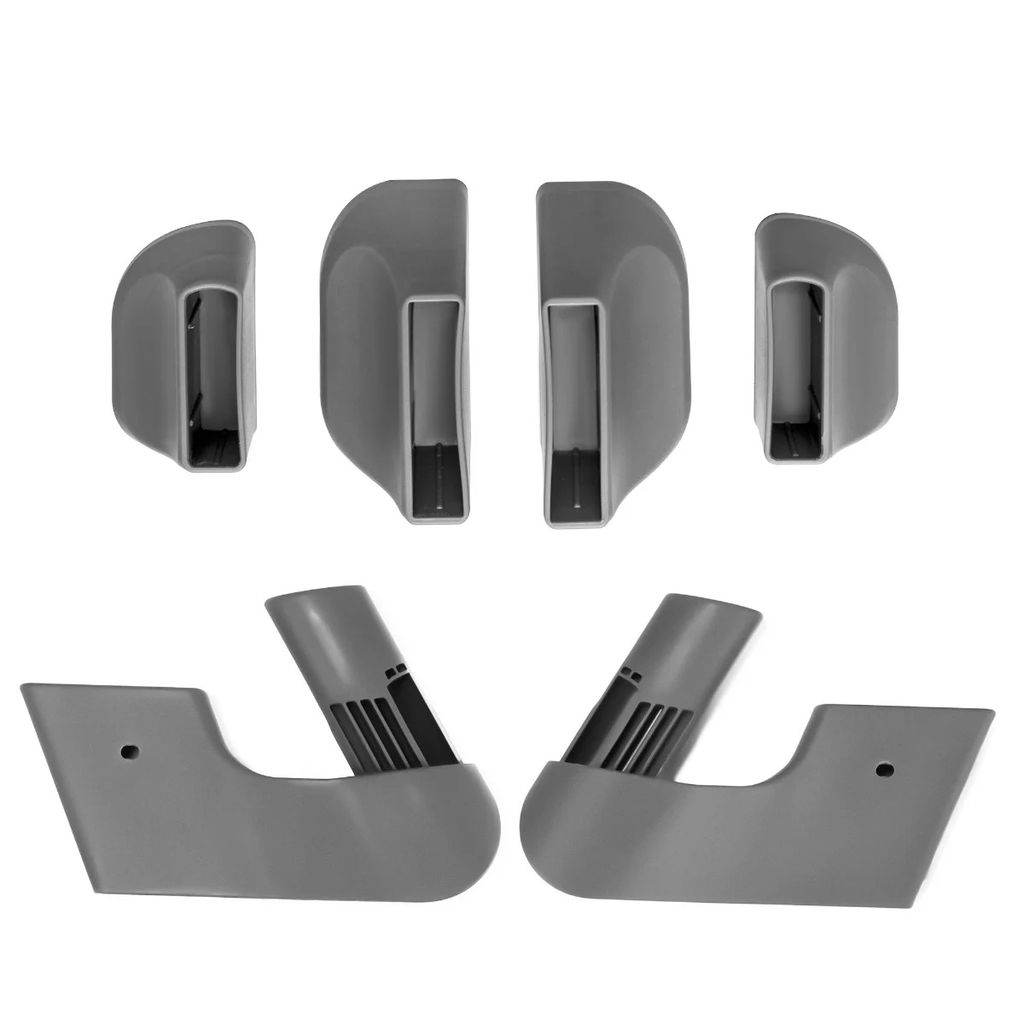 Kinderkraft ENOCK Adapter-Set – Für CALMEE Wippe, Kompatibel mit ENOCK Hochstuhl, Inkl. Fußstützen, Erweiterung ab Geburt, Grau