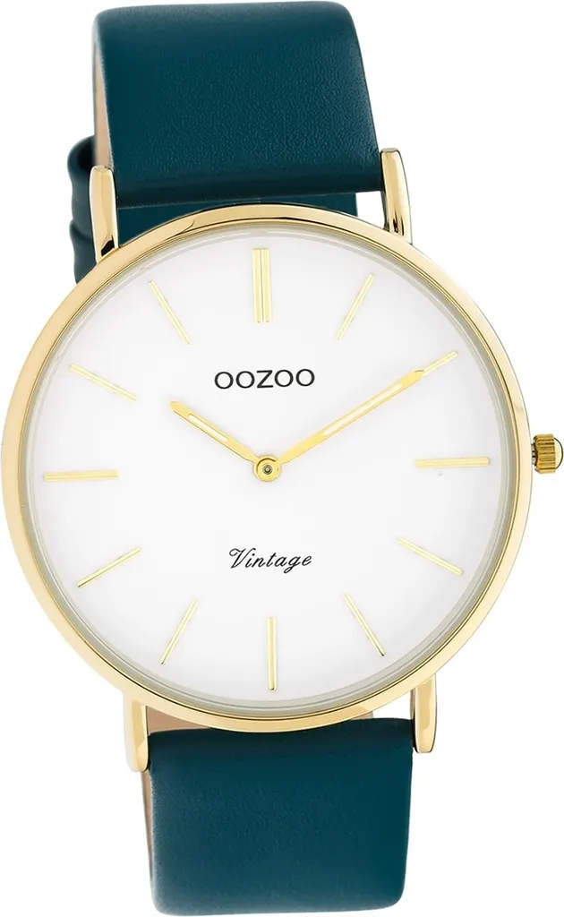 Montre femme turquoise Oozoo Vintage C20228, accessoire mode au quotidien
