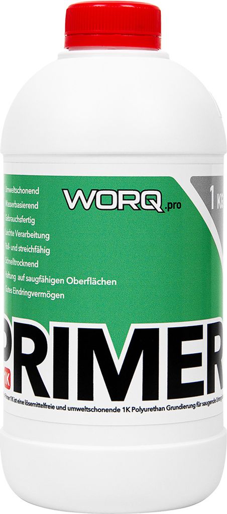 Ecoworq 1 K Primer Grundierung für Flüssigkunstoff - Super Primer saugende Untergründe