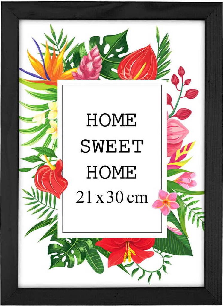 MG Design rám na fotografie A4 21 x 30 cm - farba čierna, z Obrázok produktu 