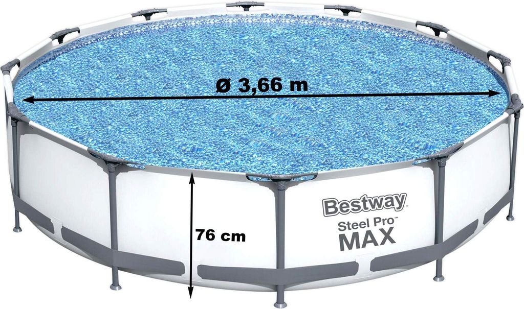 Súprava na bazén Bestway Steel Pro MAX 366x76 cm Obrázok produktu 