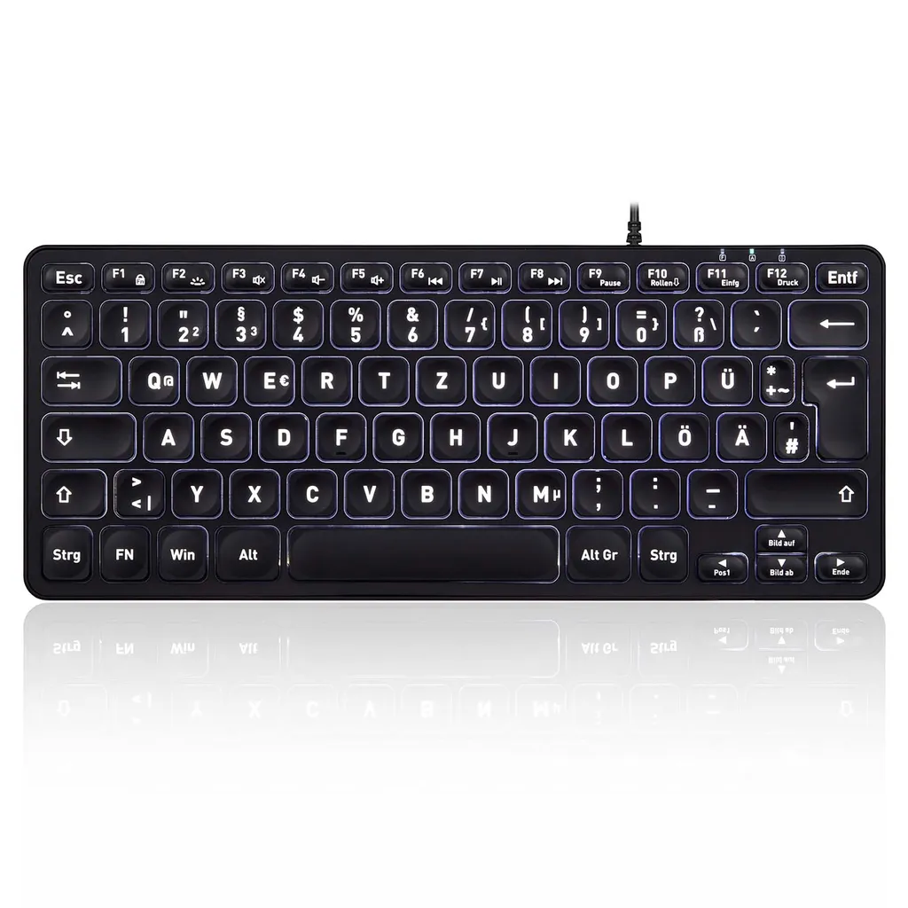 Gagnez de la place sur votre bureau avec ce Mini Clavier Rétroéclairé