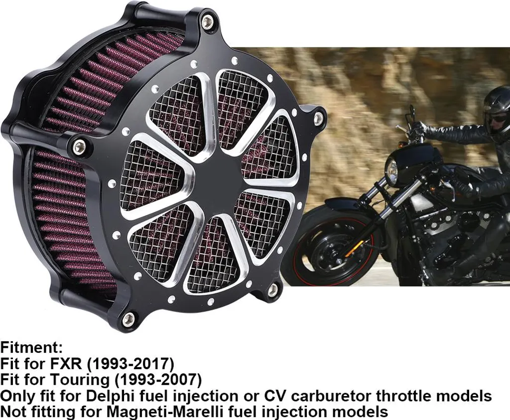 Filtre à Air Moto SD FXD 1993-2017 Solution de Remplacement Retrofit - 4