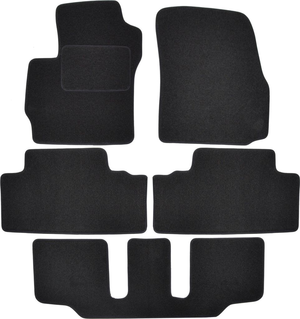 Tapis De Sol Noir Velours Pour Mazda 5 2005-2010 7-Seats Image du produit 