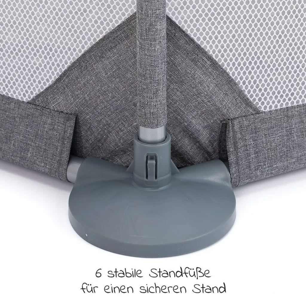 Fillikid Parc hexagonal gris 134x67 cm pour bébé - 15