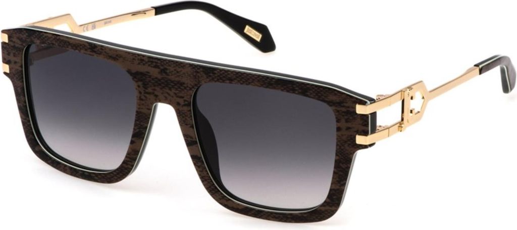Just Cavalli SJC096 Nero+pitone lucido 53/20/140 Uni Sonnenbrillen