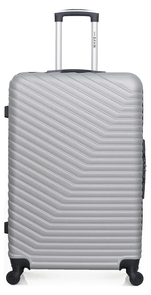 WAVE PARIS LENA Valise 75 cm à 4 Roues Pivotantes et Coque Renforcée