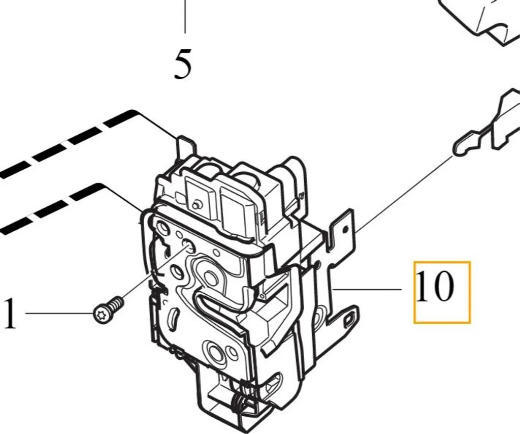 Réparer Serrure Avant Droite Volvo XC90 S90 V90 - Bloc 31349891 d'Origine