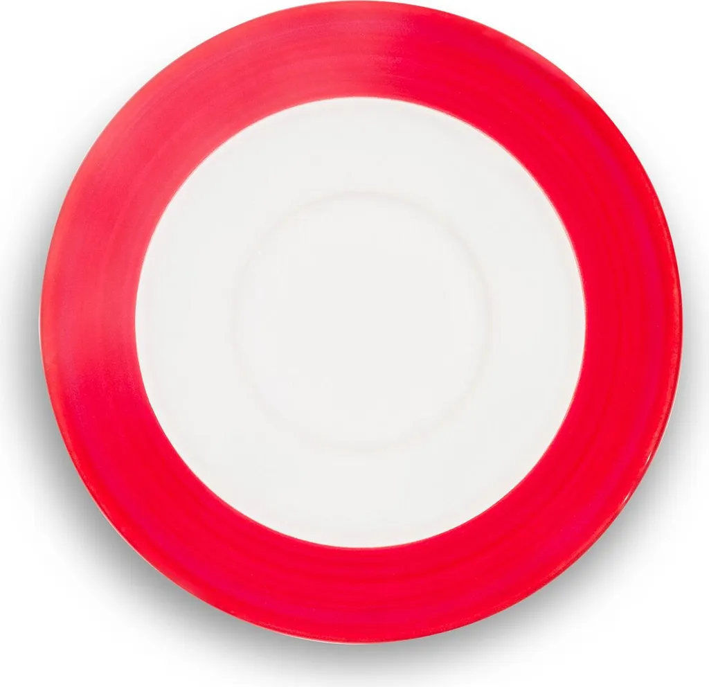 Soucoupe à café Gourmet 16cm pour service de table rouge Gmundner