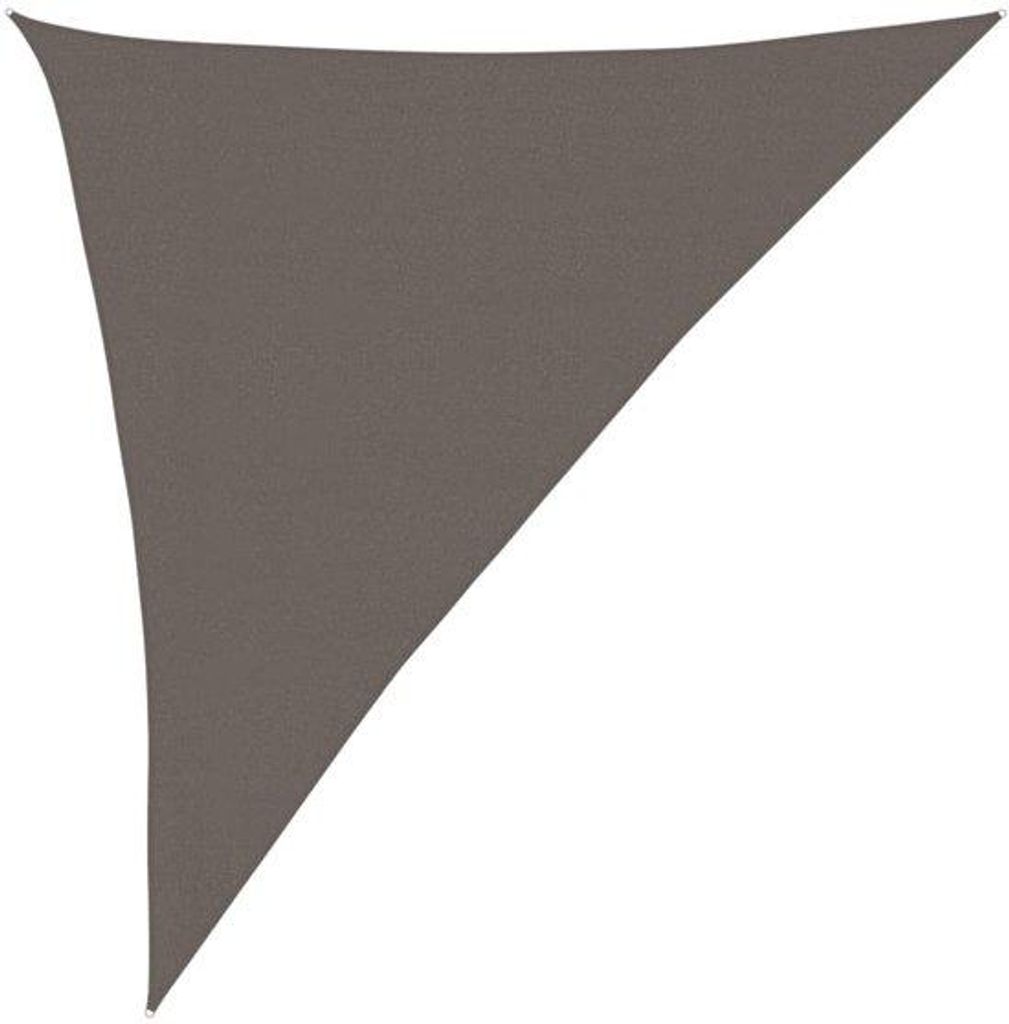 Schaduwdoek Driehoekig - 3 x 4 x 5 m - Antraciet - 160 g/m² HDPE - 90% UV-Schutz - atmungsaktiv und wasserabweisendes Sonnenseil - für Garten, Te...