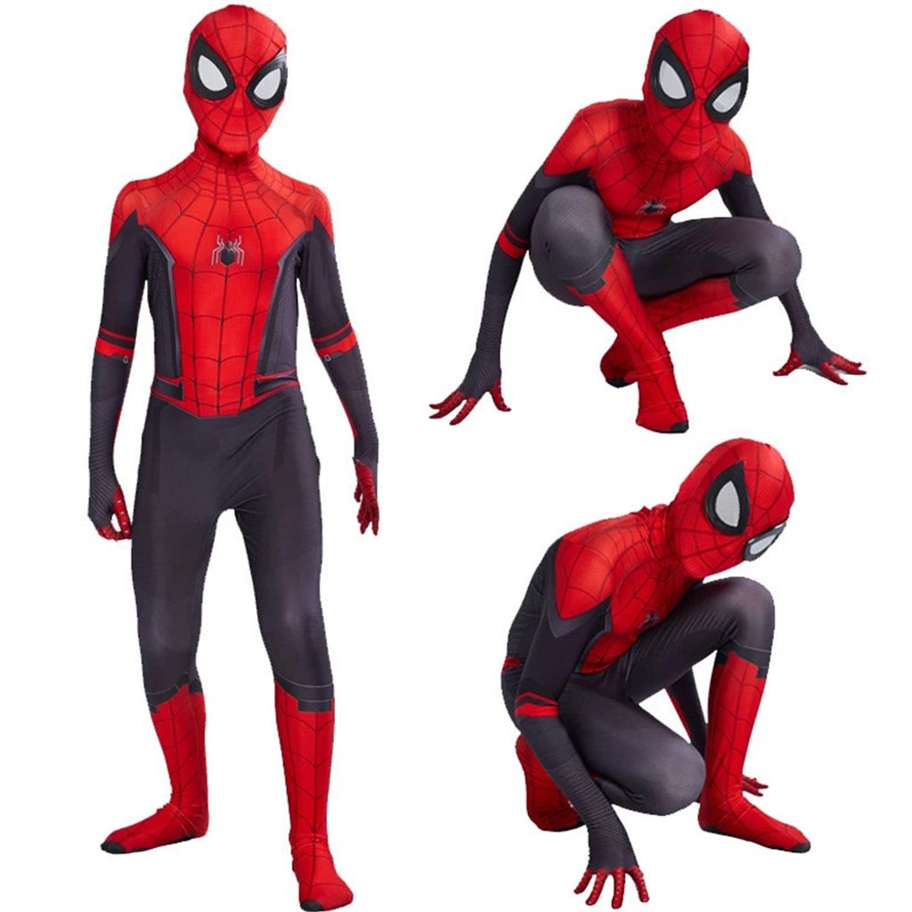 Kinder Cosplay Superheld Spiderman Jumpsuit Superheld Kostüm Trainingsanzug Sets 
