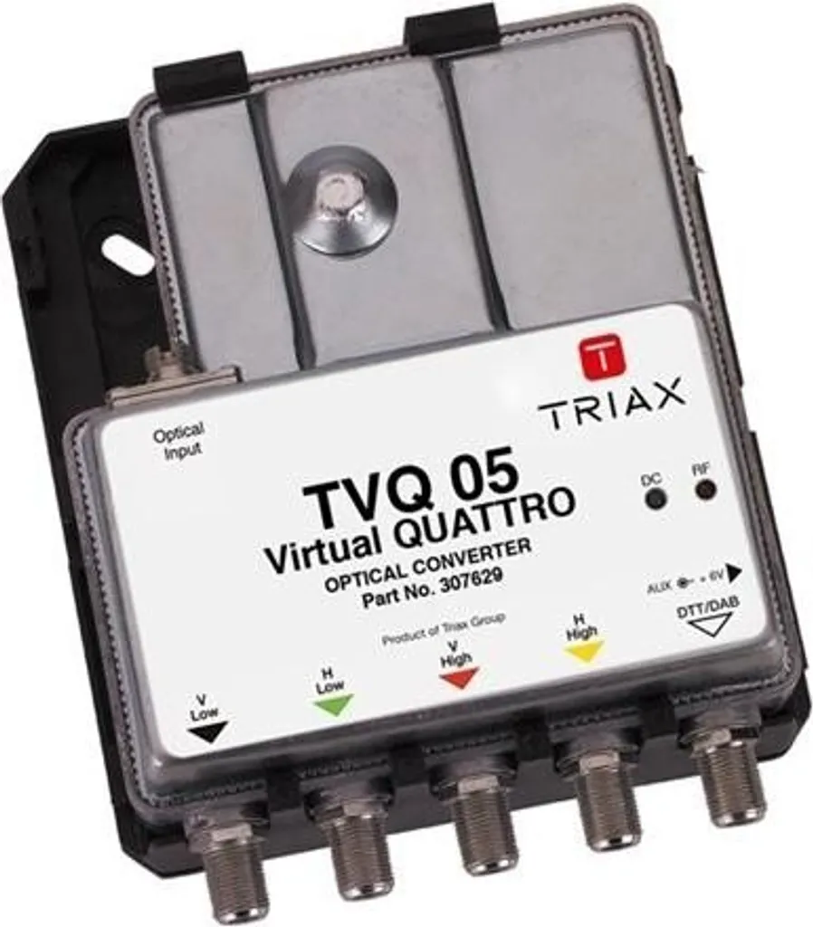 Convertisseur Optique Satellite et TNT Triax TVQ 05 Quattro Premium