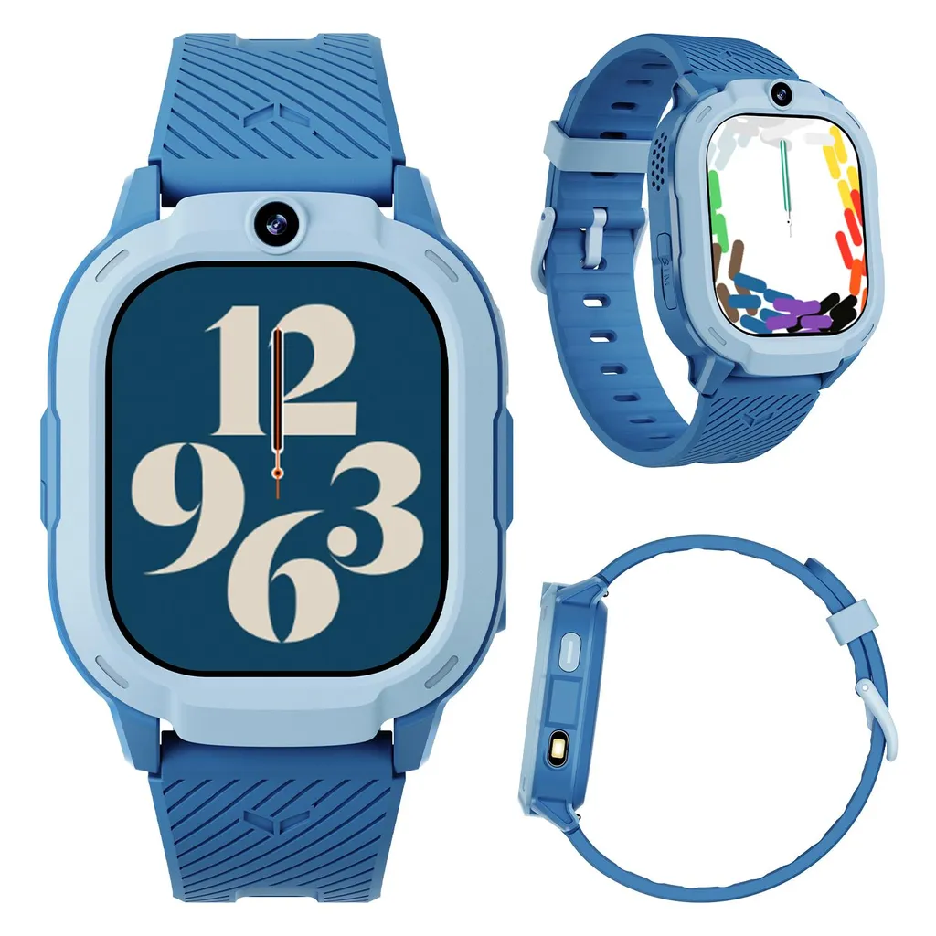 Montre intelligente enfant avec GPS et appels vidéo 5G KIKIDO 16 Go bleue