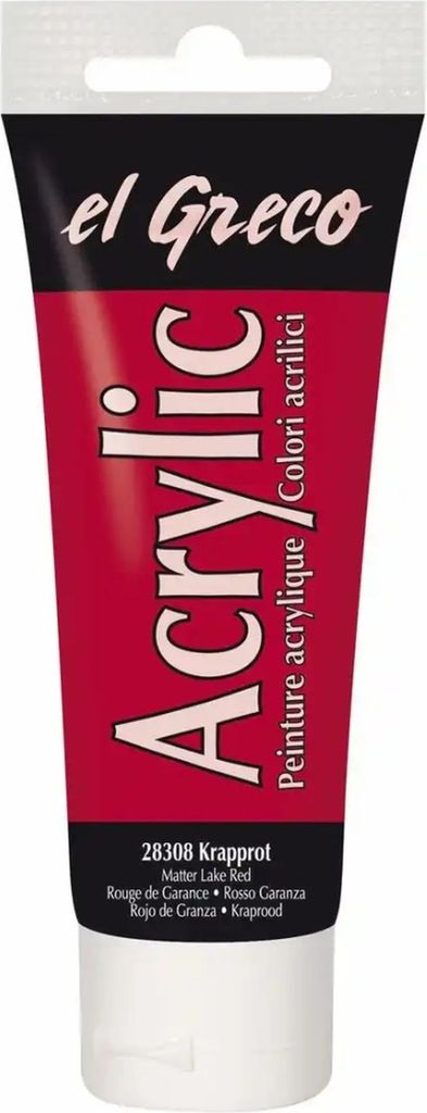 KREUL Acrylfarbe el Greco krapprot 75 ml Tube