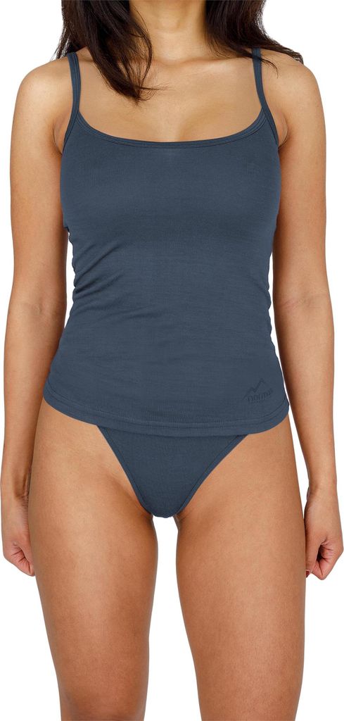 normani Damen Merino Top mit Spagettiträgern