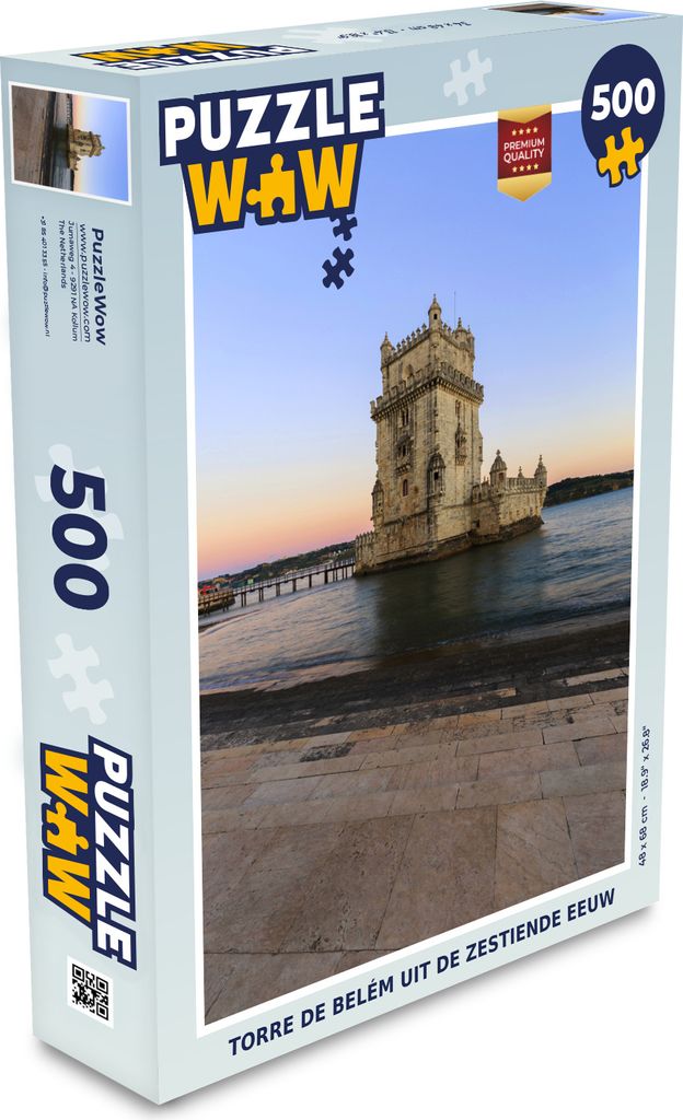 MuchoWow Puzzle 500 Teile Torre de Belém aus dem 16. Jahrhundert - Denken - Spiel - Toy