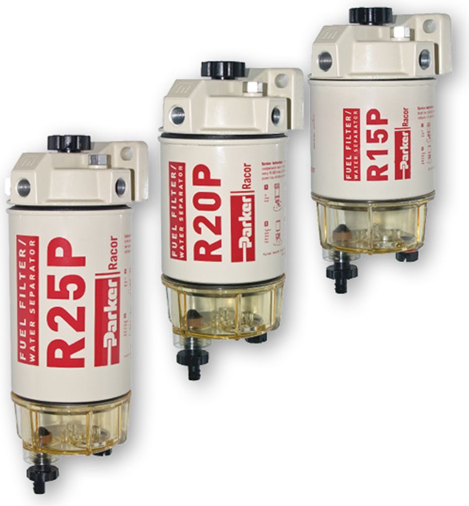 Racor Spin-On Filter Mit Wasserseparatoren Und Klarsichtbehälter, Modell 215r30 New 200 Series