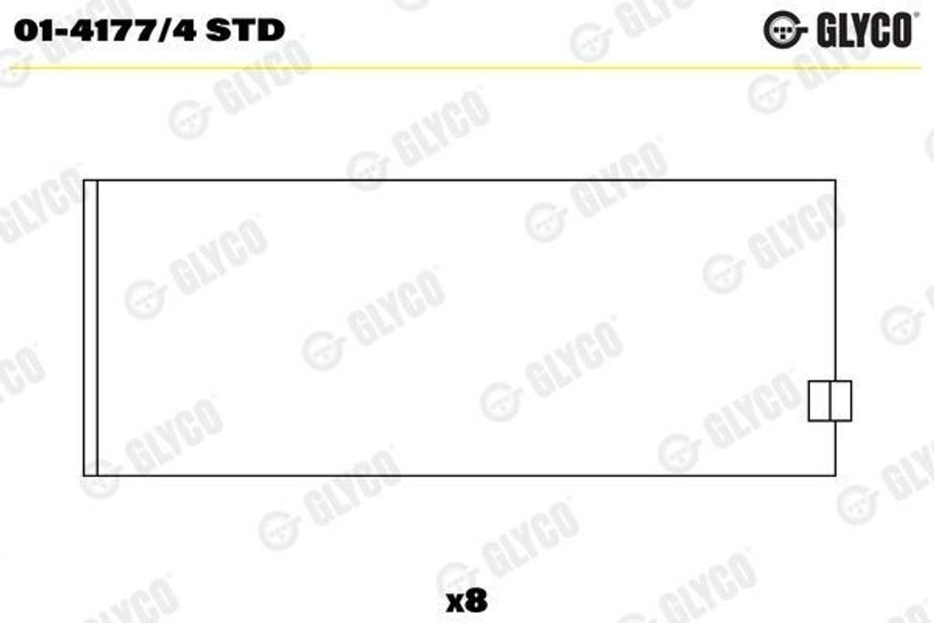 GLYCO 01-4177/4 STD Pleuellager