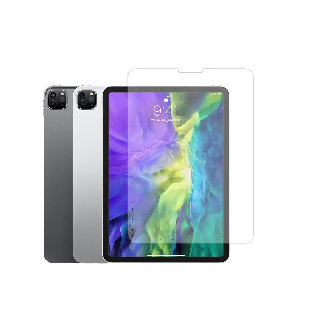 2 Stück 9H Displayschutz passt für Apple iPad Pro 11" 3. Generation Schutzglas