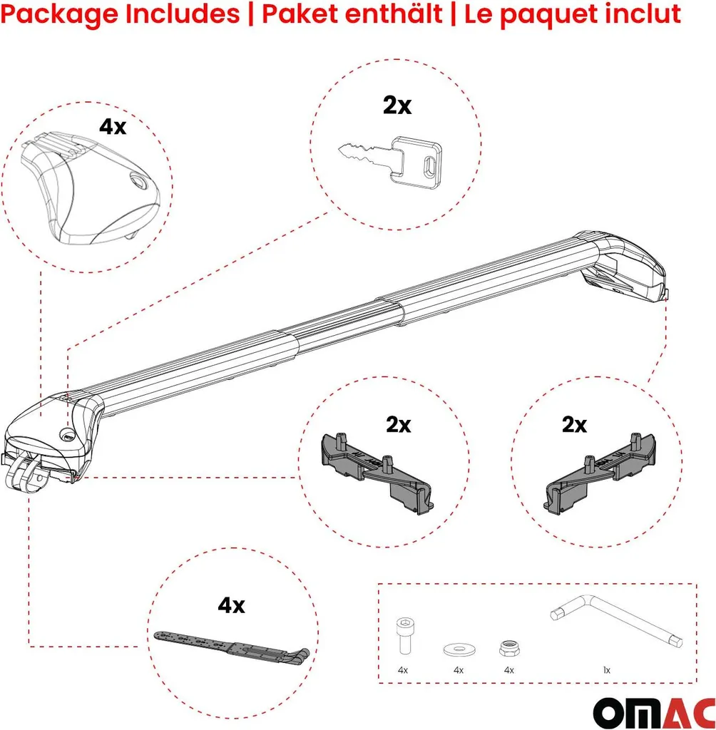 Portapacchi Design per Volvo V40 Cross Country Alluminio Argento ABE - 7
