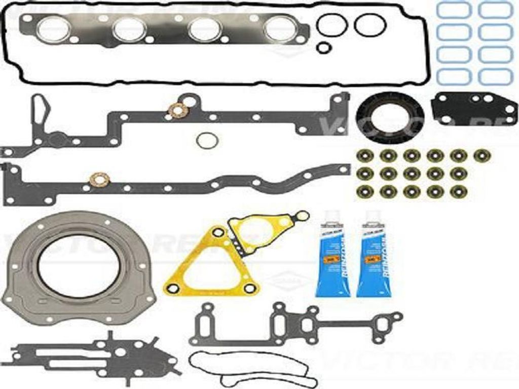 REINZ Dichtungsvollsatz Motor mit Kurbelwellen-Wellendichtring, Ventilschaftabdichtung (ohne Zylinderkopfdichtung)